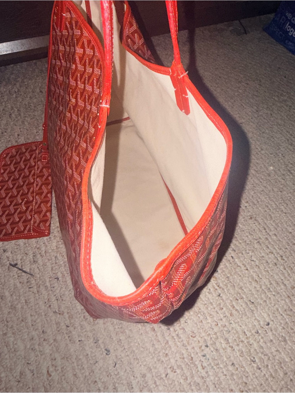 Goyard Red GM Tote - Picture 12 of 16